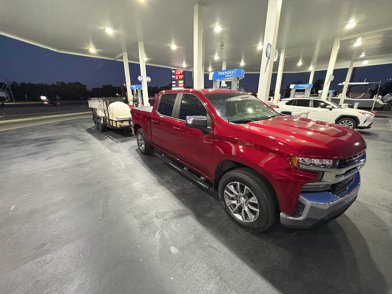 Turner's Touch company truck and trailer