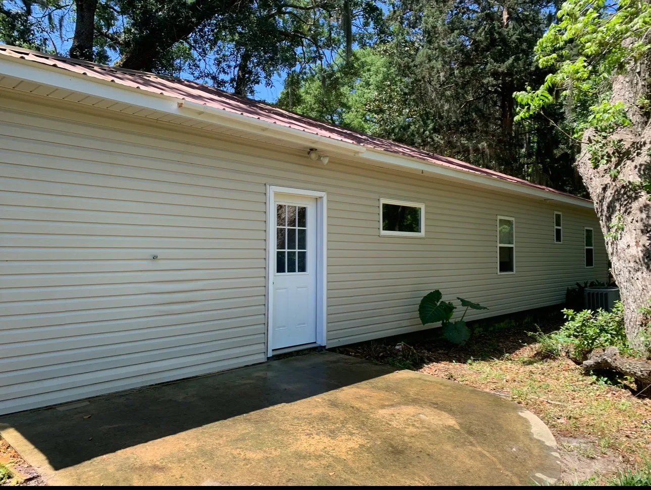 Clean siding after pressure washing